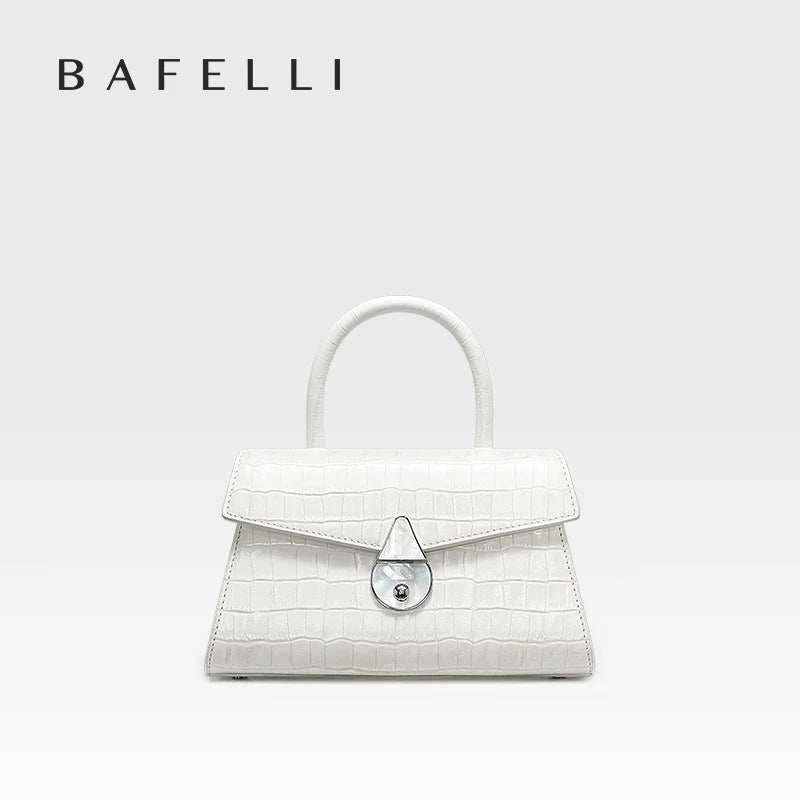 BAFELLI 2025 NEW WOMEN'S HANDBAG SUMMER FASHION TRENDING CASUAL LUXURY BRAND LEATHER ORIGINAL DESIGNER FEMALE OFFICE PURSE