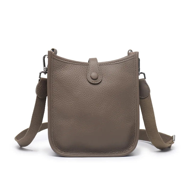 High Quality 100%Genuine Leather Shoulder Bags Luxury Designer Crossbody Bags For Women Large Capacity Bucket Ladies Hand Bags