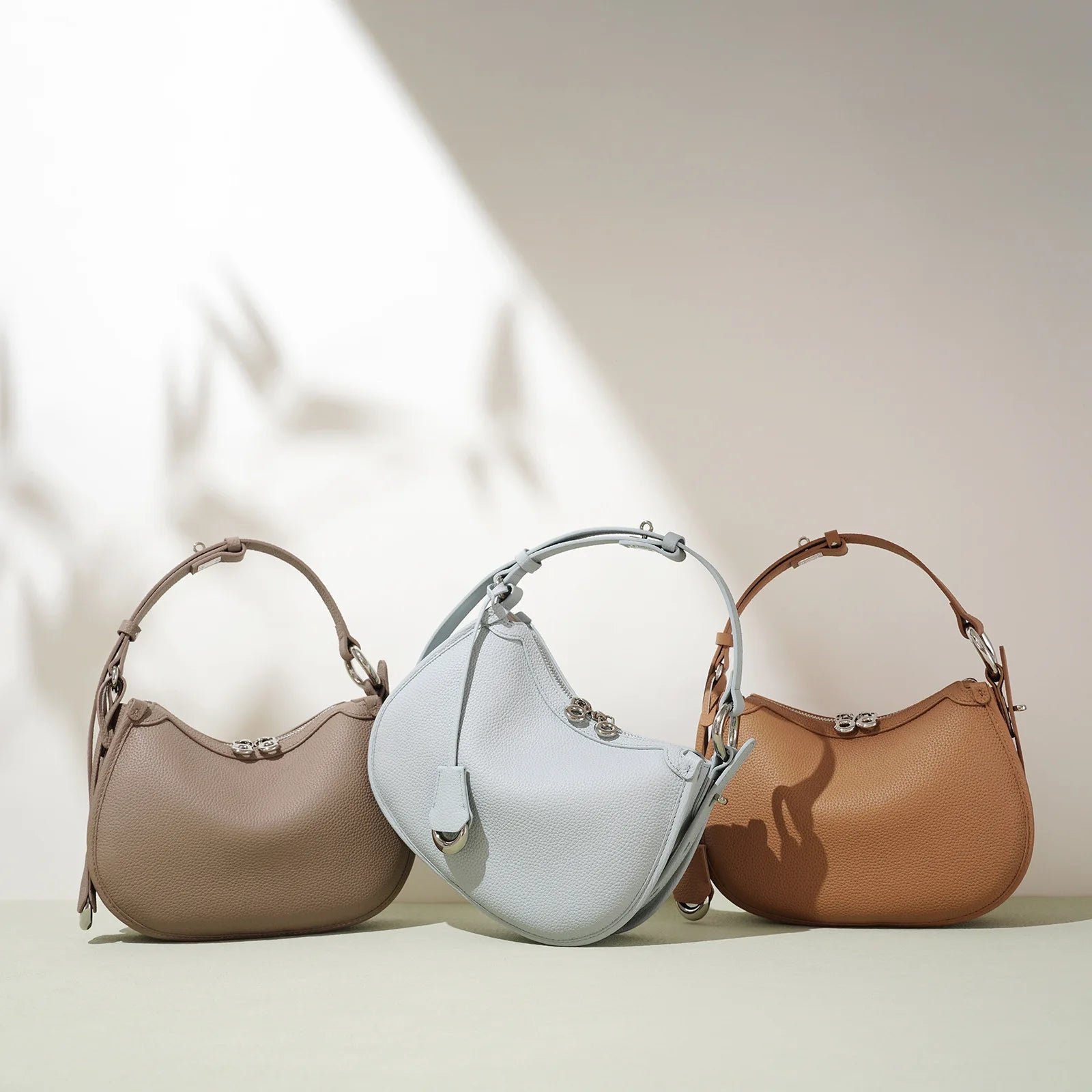 MENDY Genuine Leather Crossbody Bag Adjustable Strap Shoulder Hobo Purse for Work & Trave  2-way Bag Luxury Designer work Office