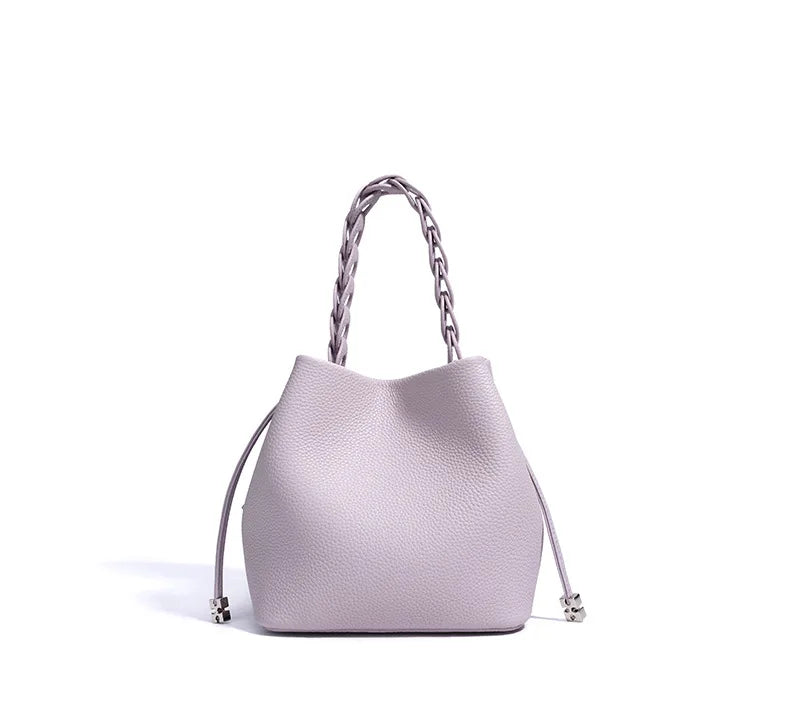 MENDY Handbag Women Mini Cross Bag Small Bucket Bags Handbag Luxury Designer Genuine Leather Crossbody Shoulder Bags Ladies New