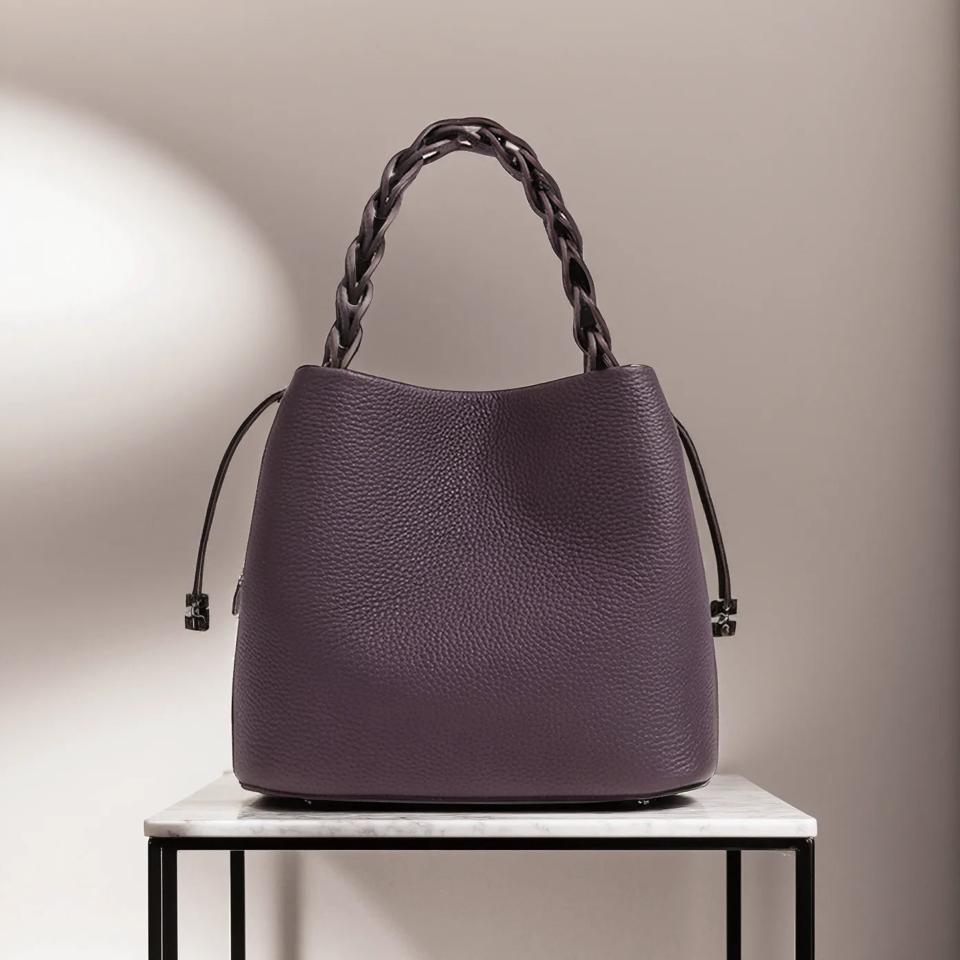 MENDY Handbag Women Mini Cross Bag Small Bucket Bags Handbag Luxury Designer Genuine Leather Crossbody Shoulder Bags Ladies New