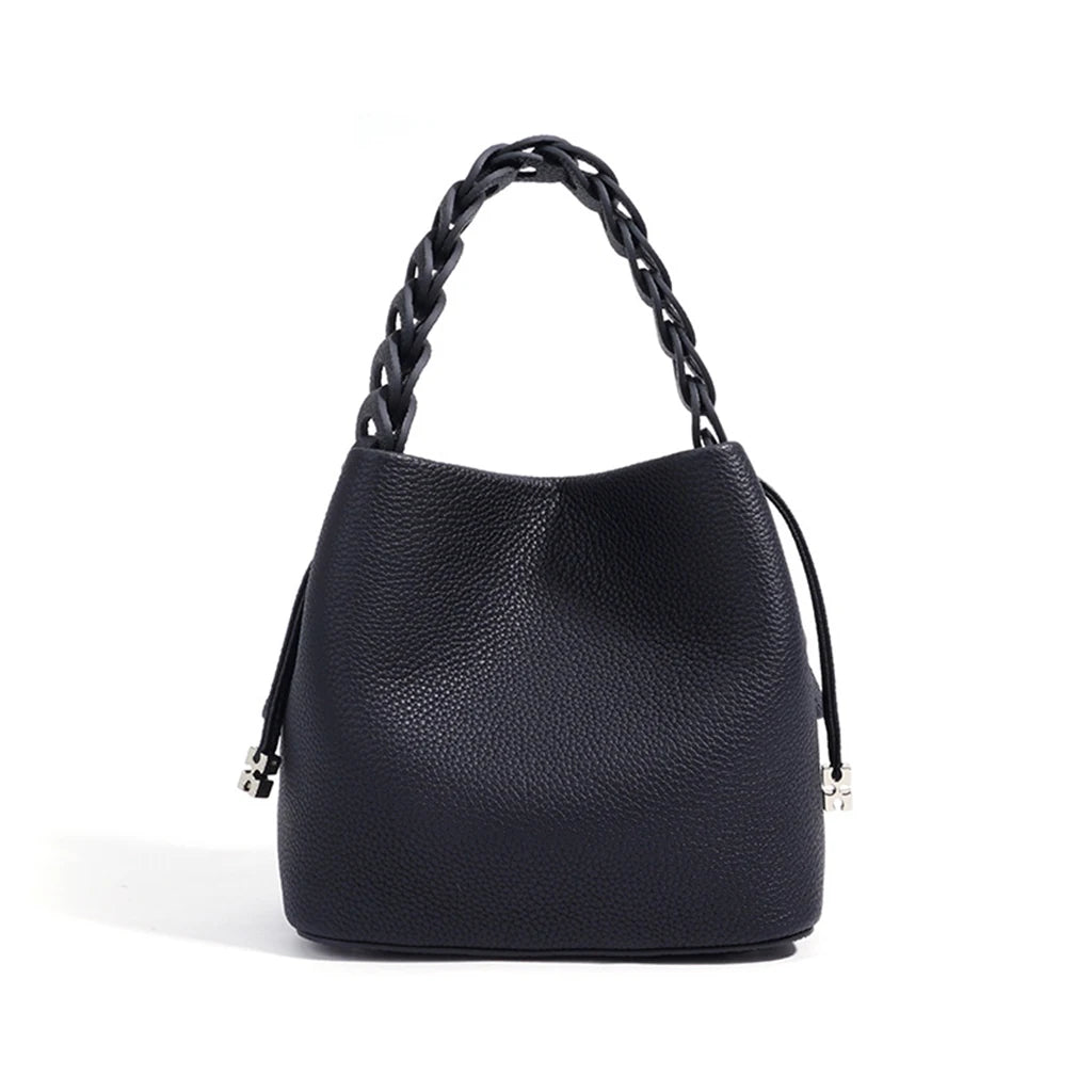 MENDY Handbag Women Mini Cross Bag Small Bucket Bags Handbag Luxury Designer Genuine Leather Crossbody Shoulder Bags Ladies New