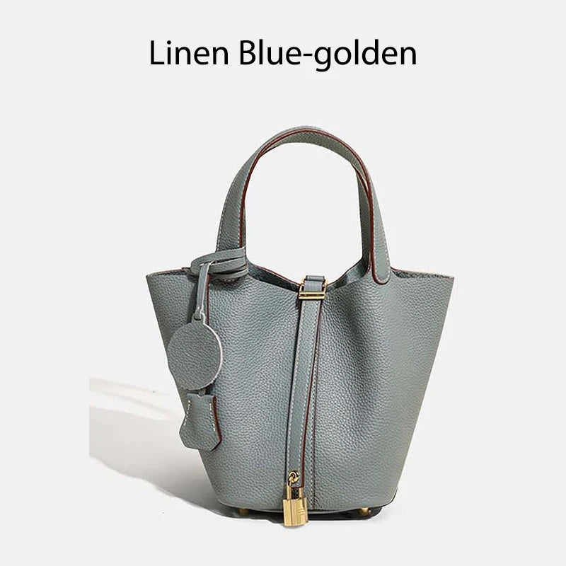 MENDY Luxury Soft Leather Bucket Bag Ladies Soft Leather Bucket Bag Designer Crossbody & Handbag for Women 2025 Small Hand bags