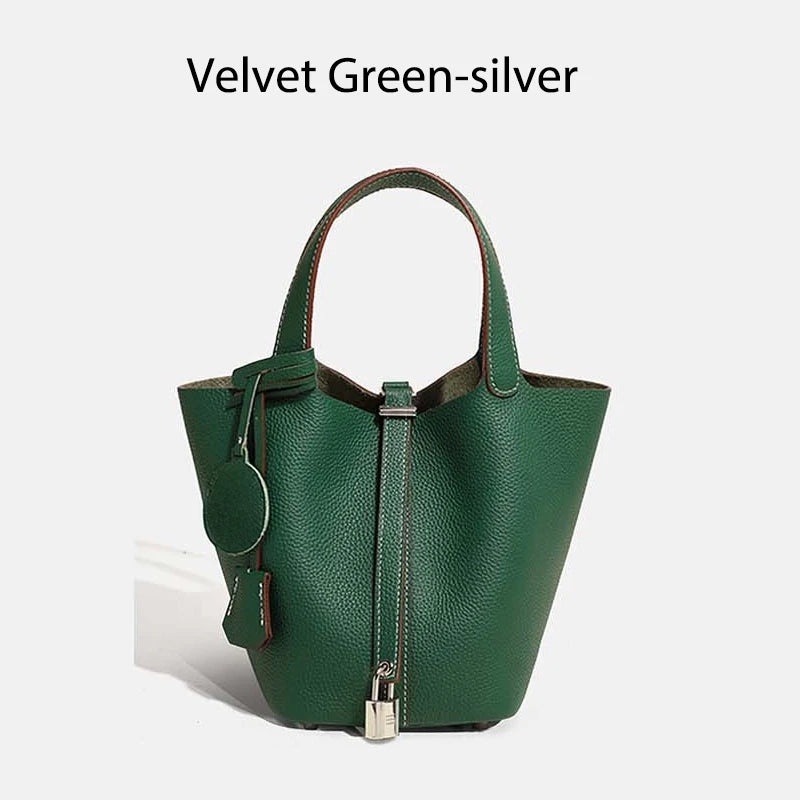MENDY Luxury Soft Leather Bucket Bag Ladies Soft Leather Bucket Bag Designer Crossbody & Handbag for Women 2025 Small Hand bags