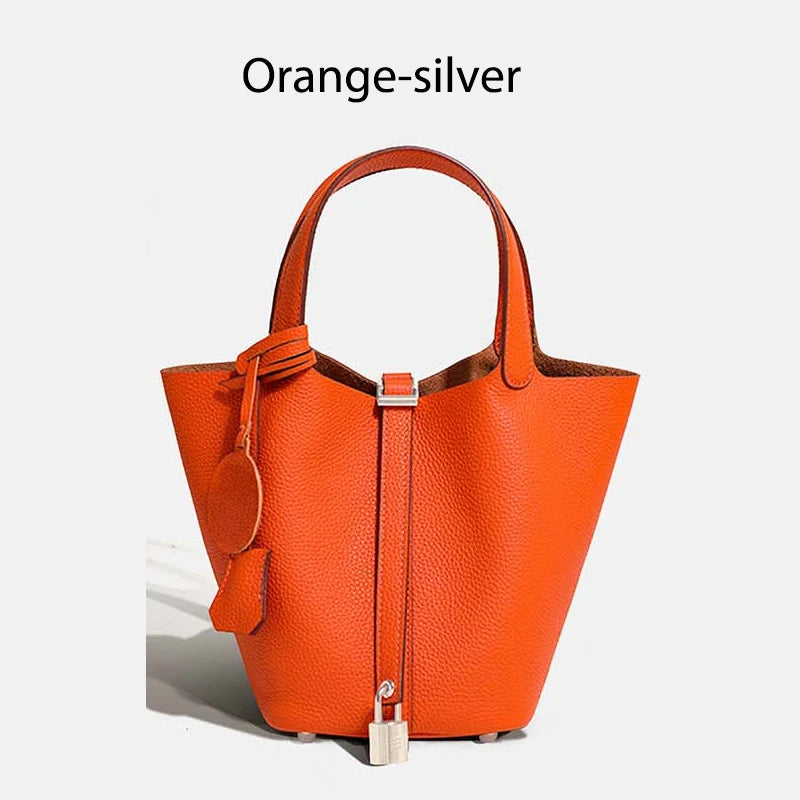 MENDY Luxury Soft Leather Bucket Bag Ladies Soft Leather Bucket Bag Designer Crossbody & Handbag for Women 2025 Small Hand bags