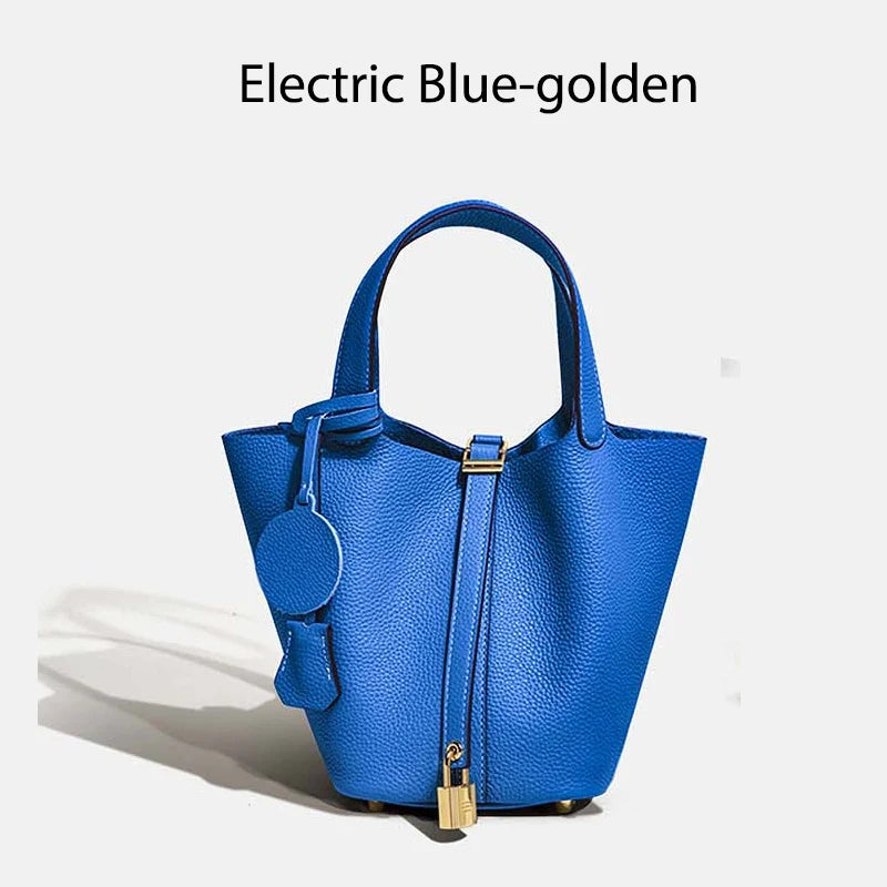 MENDY Luxury Soft Leather Bucket Bag Ladies Soft Leather Bucket Bag Designer Crossbody & Handbag for Women 2025 Small Hand bags