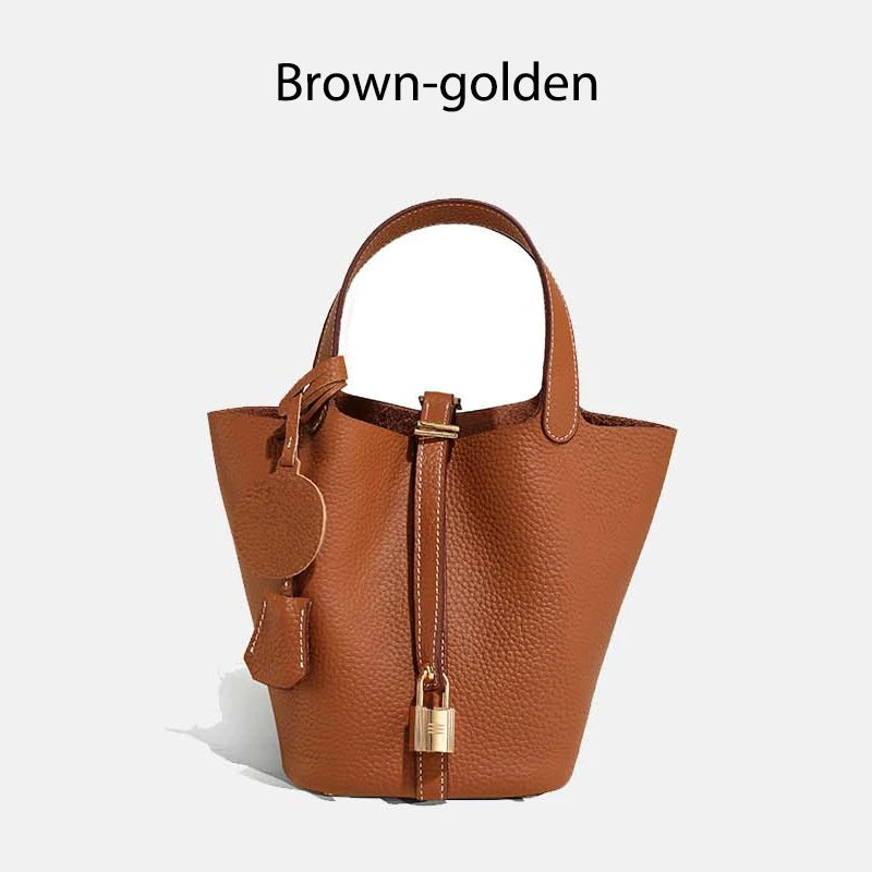MENDY Luxury Soft Leather Bucket Bag Ladies Soft Leather Bucket Bag Designer Crossbody & Handbag for Women 2025 Small Hand bags