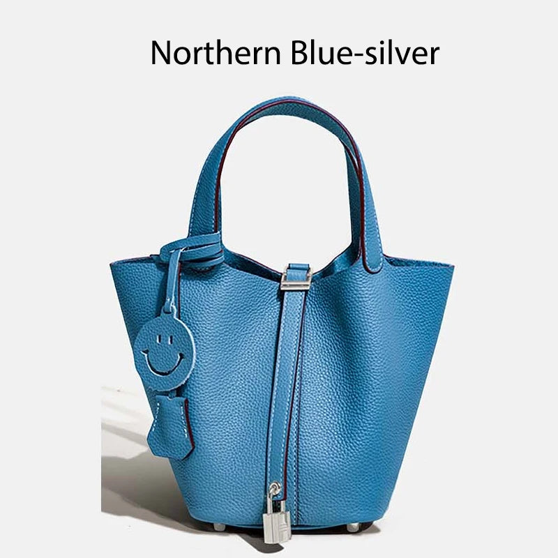 MENDY Luxury Soft Leather Bucket Bag Ladies Soft Leather Bucket Bag Designer Crossbody & Handbag for Women 2025 Small Hand bags