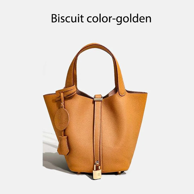 MENDY Luxury Soft Leather Bucket Bag Ladies Soft Leather Bucket Bag Designer Crossbody & Handbag for Women 2025 Small Hand bags