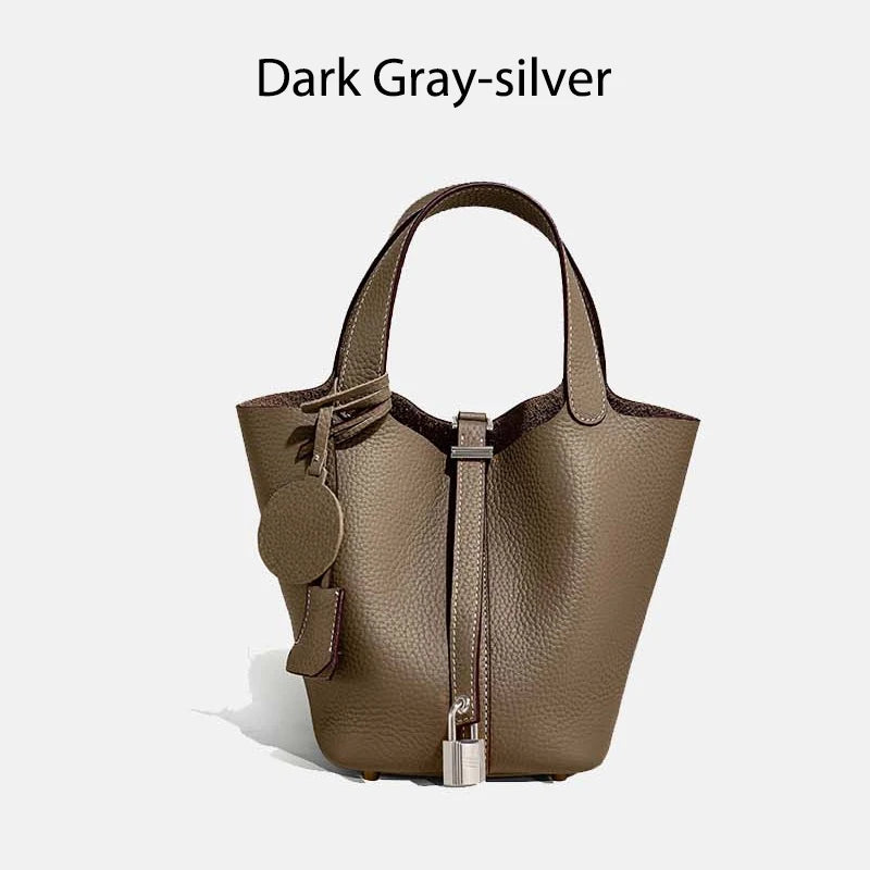 MENDY Luxury Soft Leather Bucket Bag Ladies Soft Leather Bucket Bag Designer Crossbody & Handbag for Women 2025 Small Hand bags