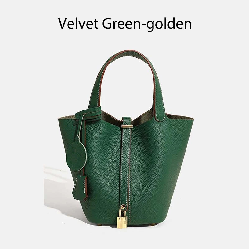 MENDY Luxury Soft Leather Bucket Bag Ladies Soft Leather Bucket Bag Designer Crossbody & Handbag for Women 2025 Small Hand bags