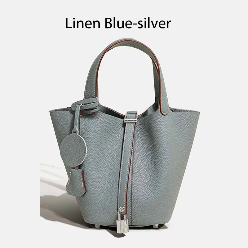 MENDY Luxury Soft Leather Bucket Bag Ladies Soft Leather Bucket Bag Designer Crossbody & Handbag for Women 2025 Small Hand bags