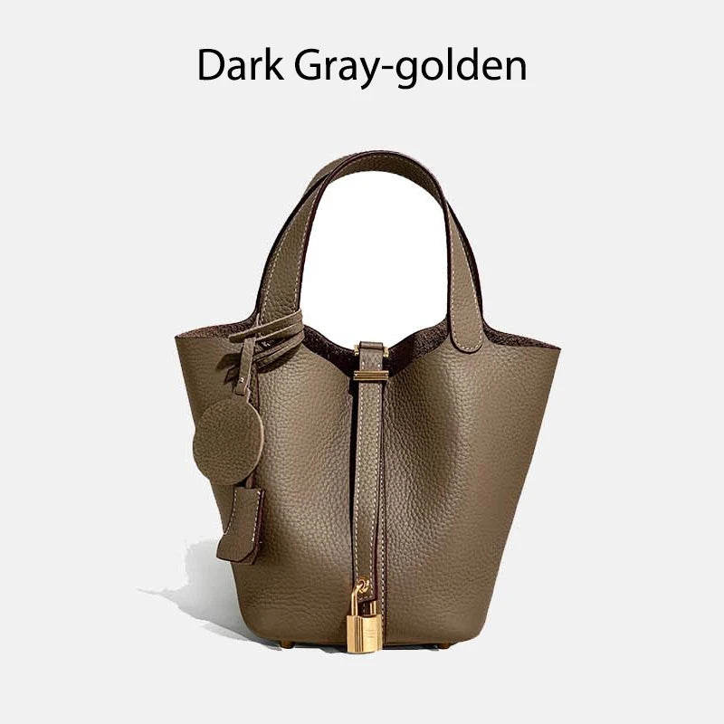 MENDY Luxury Soft Leather Bucket Bag Ladies Soft Leather Bucket Bag Designer Crossbody & Handbag for Women 2025 Small Hand bags