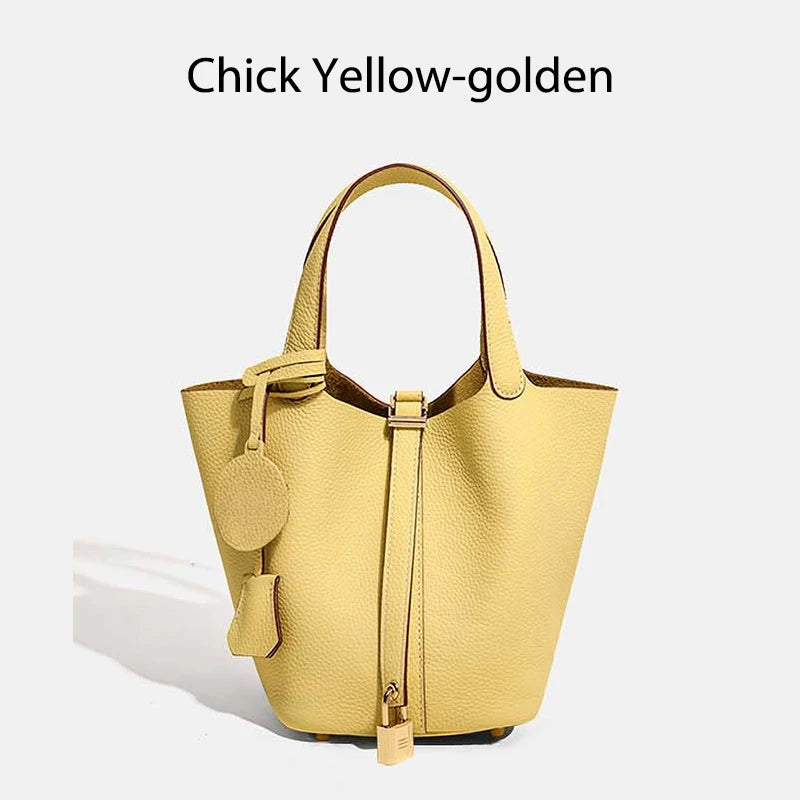 MENDY Luxury Soft Leather Bucket Bag Ladies Soft Leather Bucket Bag Designer Crossbody & Handbag for Women 2025 Small Hand bags