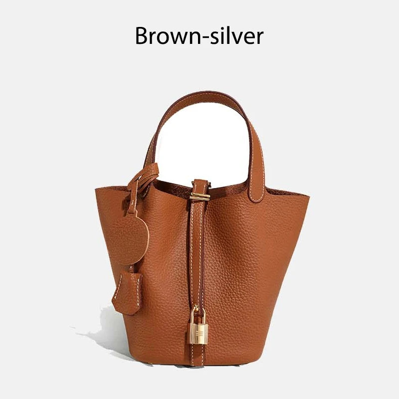 MENDY Luxury Soft Leather Bucket Bag Ladies Soft Leather Bucket Bag Designer Crossbody & Handbag for Women 2025 Small Hand bags