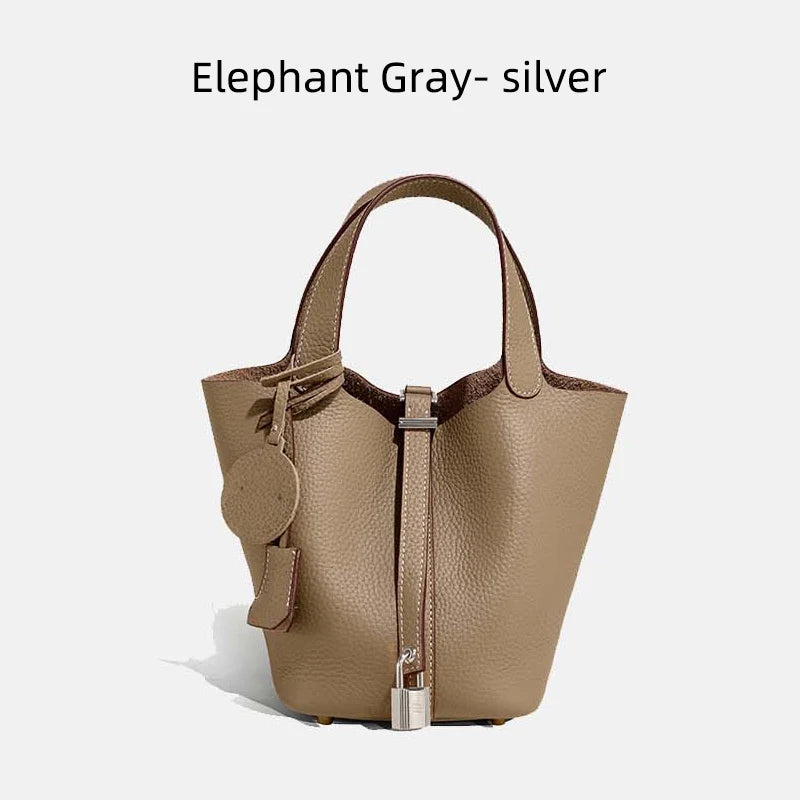 MENDY Luxury Soft Leather Bucket Bag Ladies Soft Leather Bucket Bag Designer Crossbody & Handbag for Women 2025 Small Hand bags