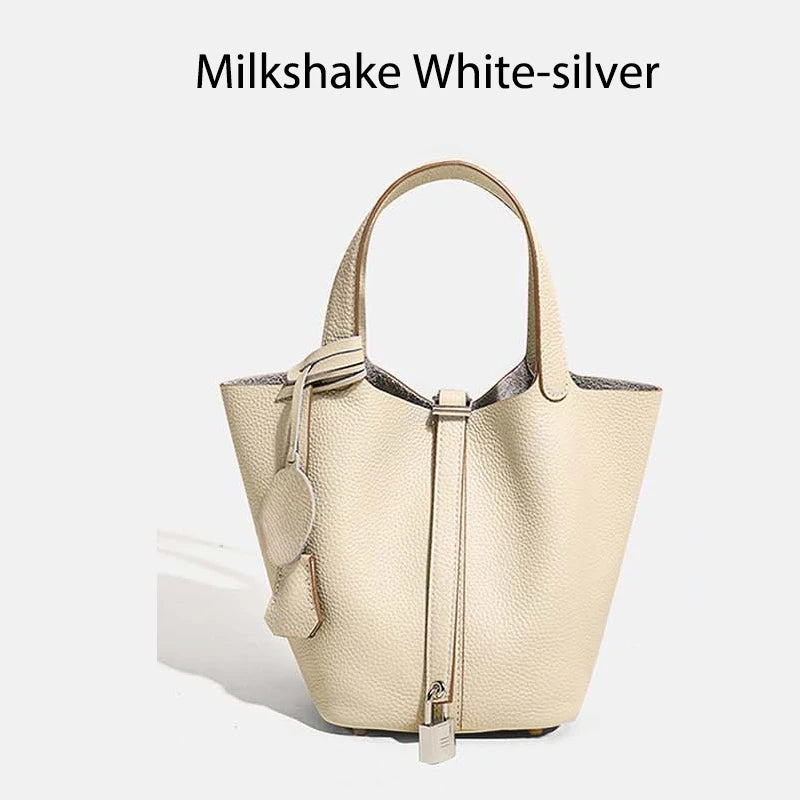 MENDY Luxury Soft Leather Bucket Bag Ladies Soft Leather Bucket Bag Designer Crossbody & Handbag for Women 2025 Small Hand bags